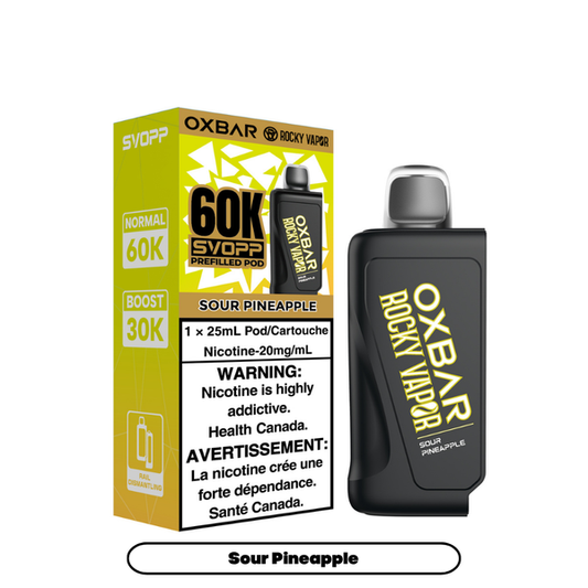OXBAR SVOPP 60K Pods Sour Pineapple ONT