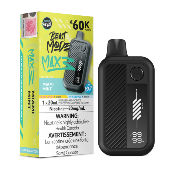 Flavour Beast Disposable Mode Max 3 60K Miami Mint Iced