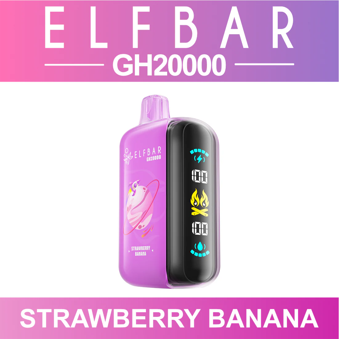 ELF BAR Disposable GH20000 Strawberry Banana ONT