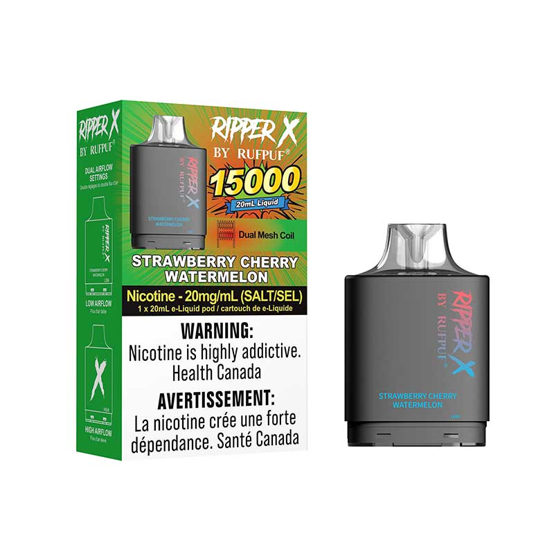 Ripper 15000 Level X Pods Strawberry Cherry Watermelon