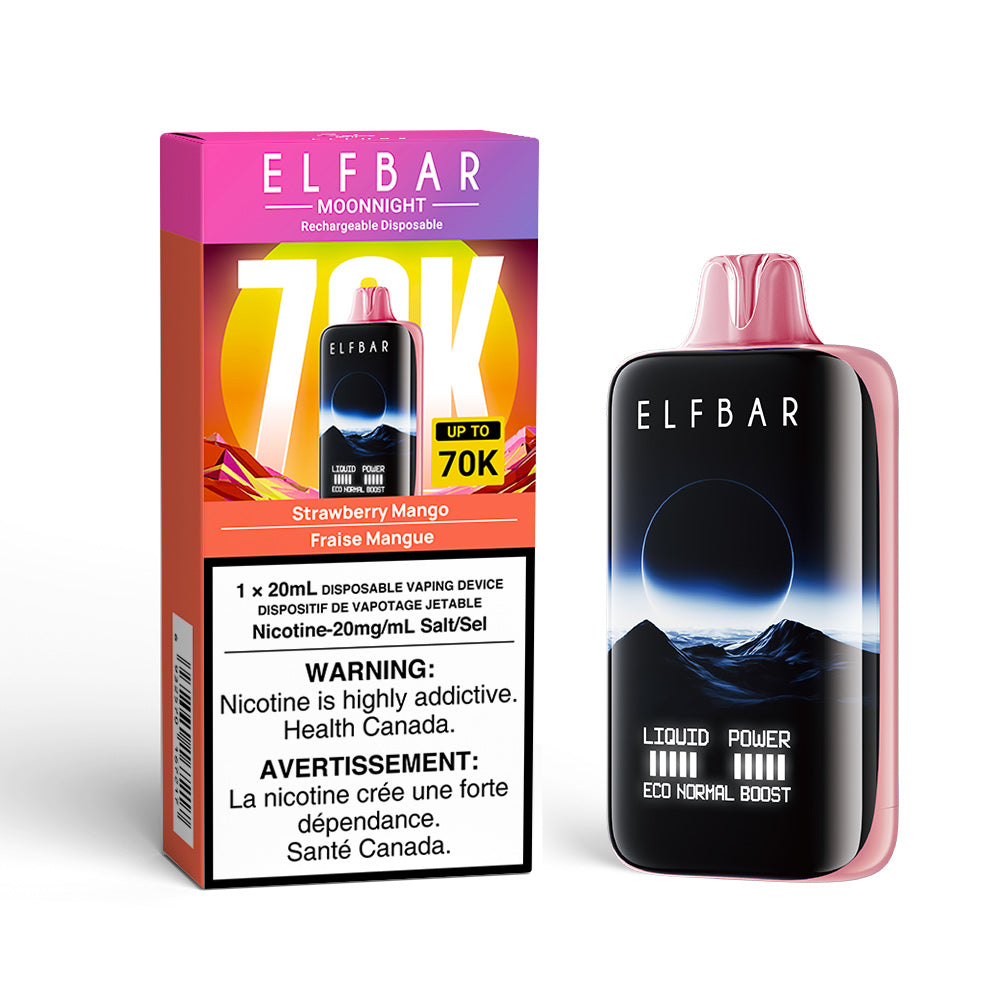 ELF BAR Disposable Moon light 70K Strawberry Mango ONT