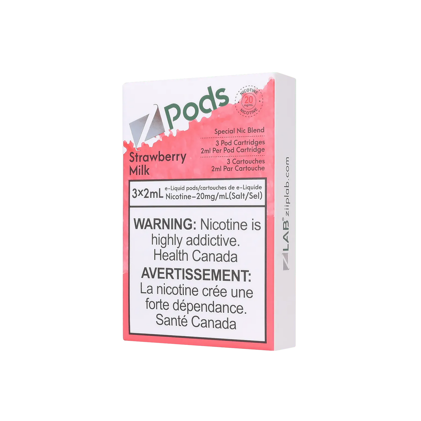 Z Lab Zpods Strawberry Milk (3x2ml)