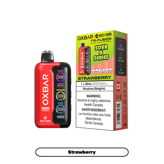 Oxbar Tri-Fusion Disposable Sour G Strawberry