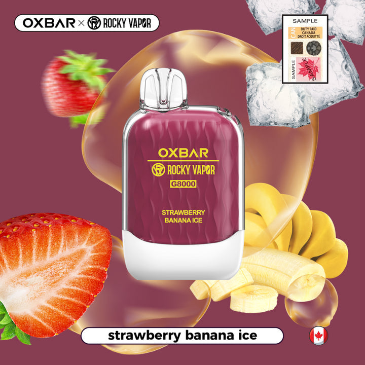 OXBAR G8000 Disposable Strawberry Banana Ice