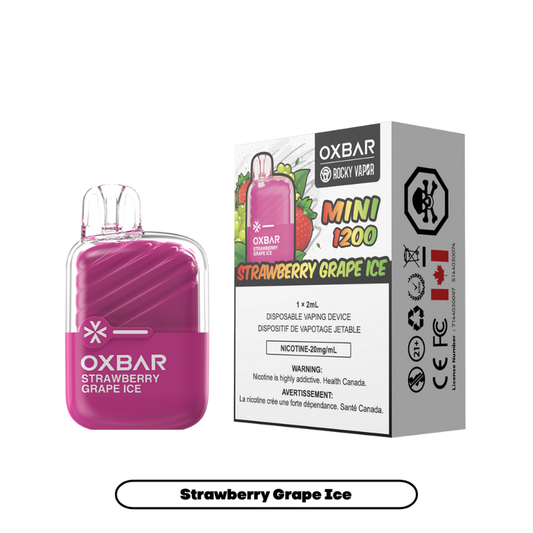 OXBAR MINI 1200 Disposable Strawberry Grape Ice ONT