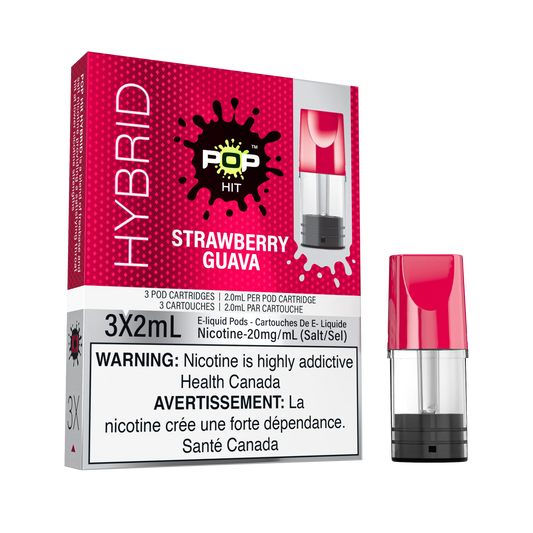 Pop Vapor Hybrid PODS Strawberry Guava (3x2ml)