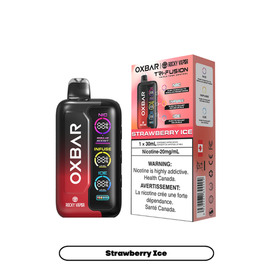 Oxbar Tri-Fusion Disposable Strawberry Ice