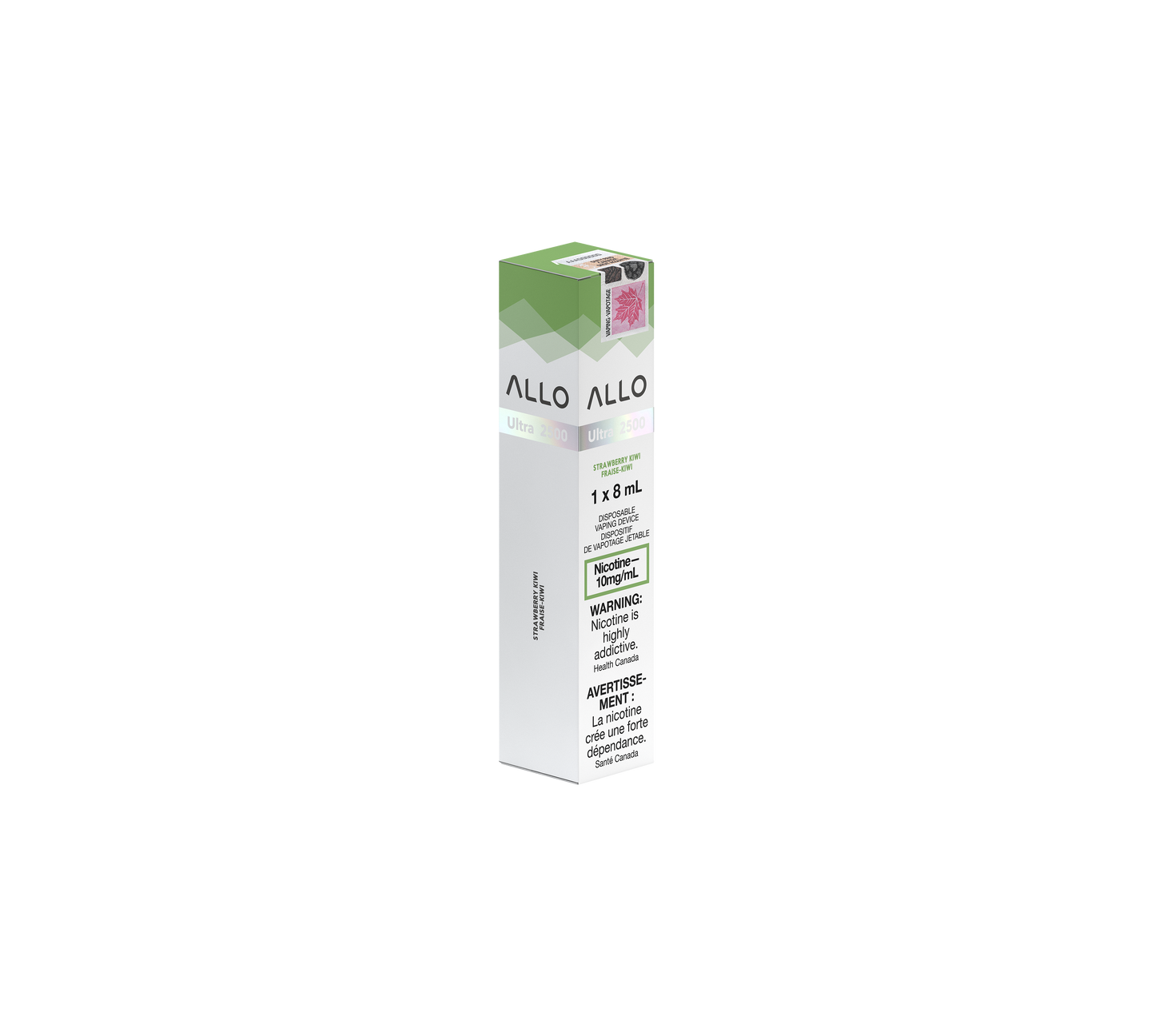 Allo Ultra Disposable 2500 Strawberry Kiwi ( 10mg)