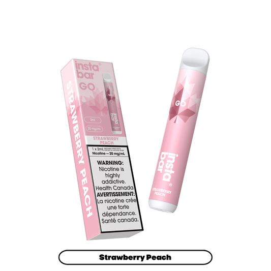 Insta Bar Go Disposable Strawberry Peach