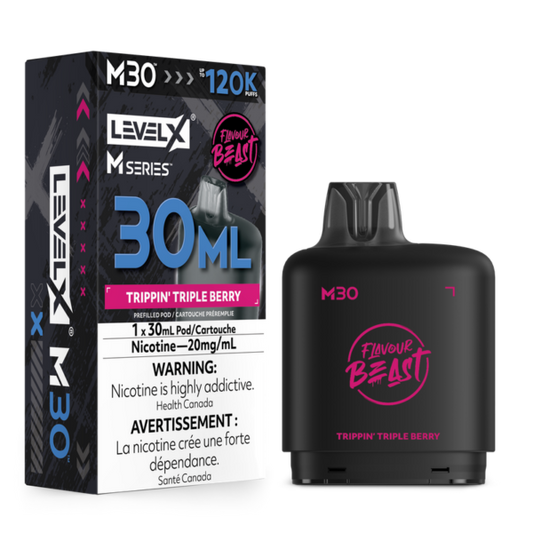  Level X Flavour Beast M Series 30ml Pod Trippin' Triple Berry Mixed Berries Flavor