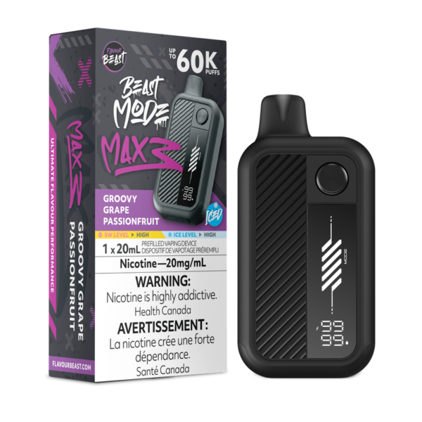 Flavour Beast Disposable Mode Max 3 60K Groovy Grape Passionfruit