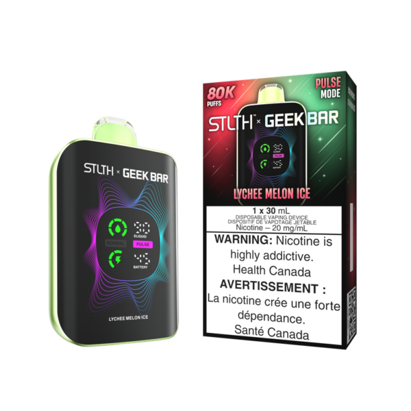 STLTH x GEEK BAR 80K Lychee Melon Ice Disposable Vape Canada
