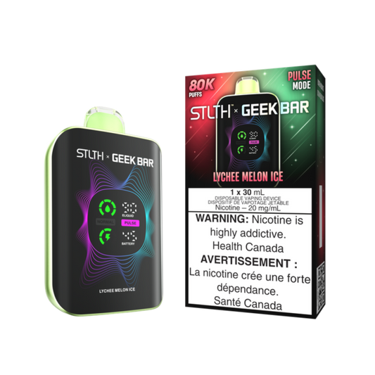 STLTH x GEEK BAR 80K Lychee Melon Ice Disposable Vape Canada