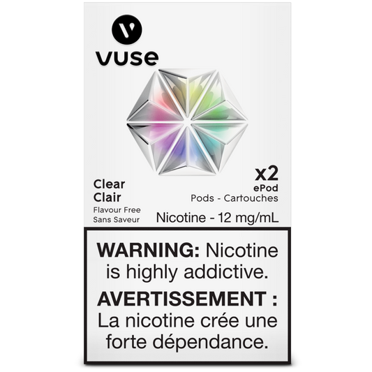 Vuse ePod Clear Pods (2x) ONT