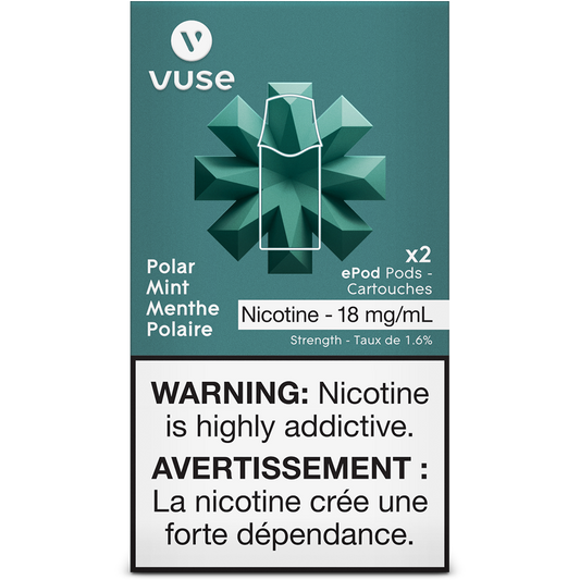 Vuse ePod Polar Mint Pods (2x) ONT