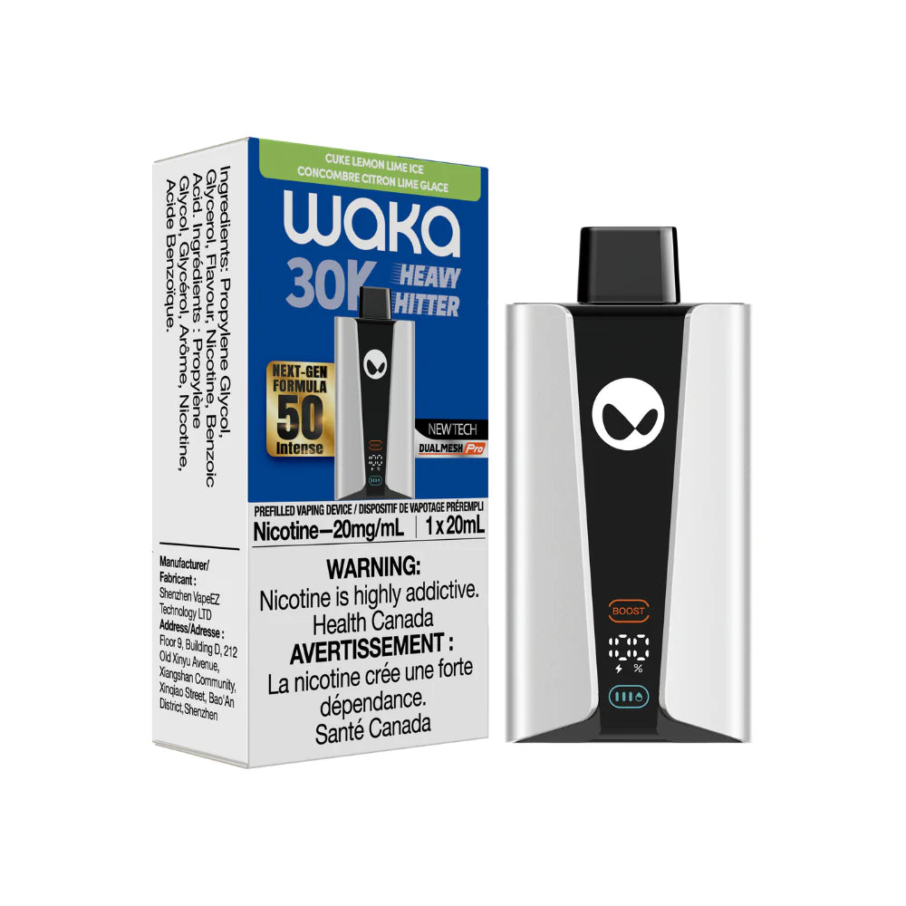 Waka 30K Intense 50 Disposable Cuke Lemon Lime Ice