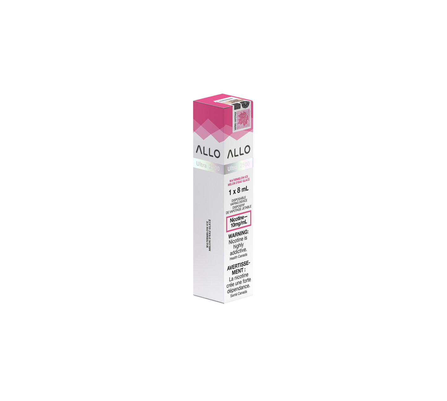 Allo Ultra Disposable 2500 Watermelon Ice (10mg) ONT