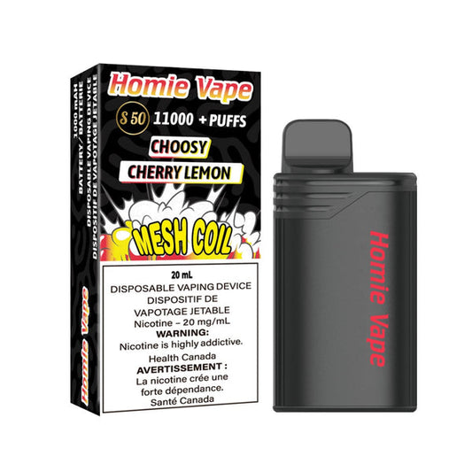 Homie Vape Disposable 11000 Choosy Cherry Lemon