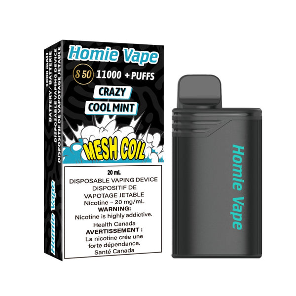 Homie Vape Disposable 11000 Crazy Cool Mint