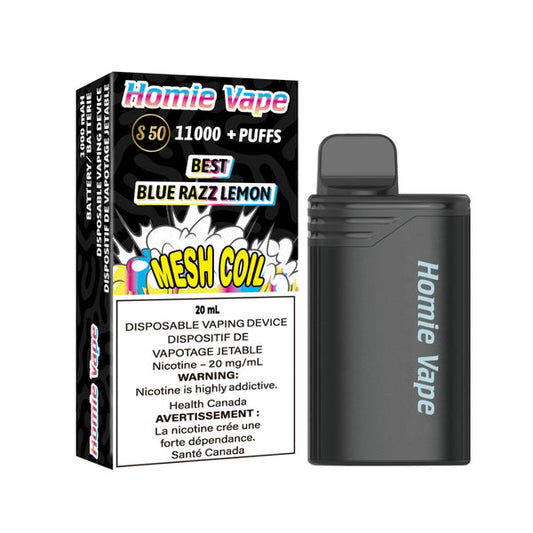 Homie Vape Disposable 11000 Best Blue Razz Lemon