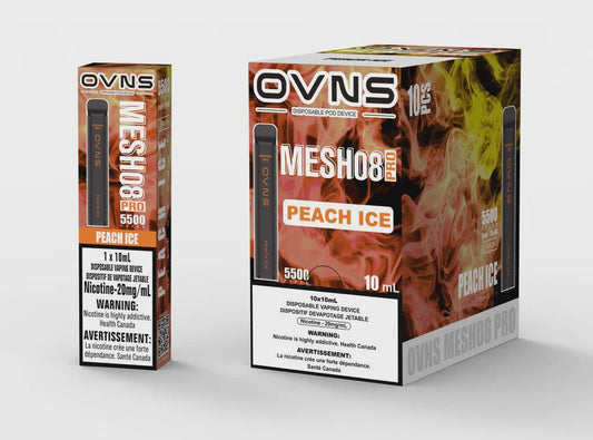 OVNS MESH08 PRO 5500 Disposable Peach Ice ONT