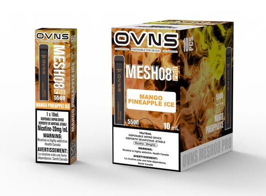 OVNS MESH08 PRO 5500 Disposable Mango Pineapple Ice