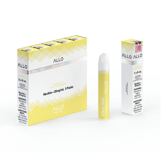 Allo Ultra Disposable 1600 Banana Ice ONT