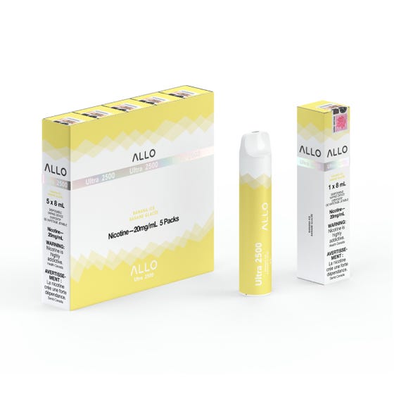 Allo Ultra Disposable 2500 Banana Ice(20mg) ONT