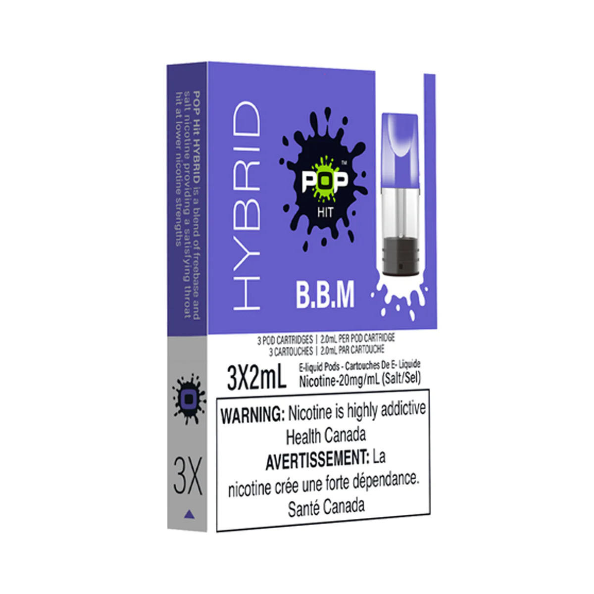 Pop Vapor Hybrid PODS B.B.M. (3x2ml)