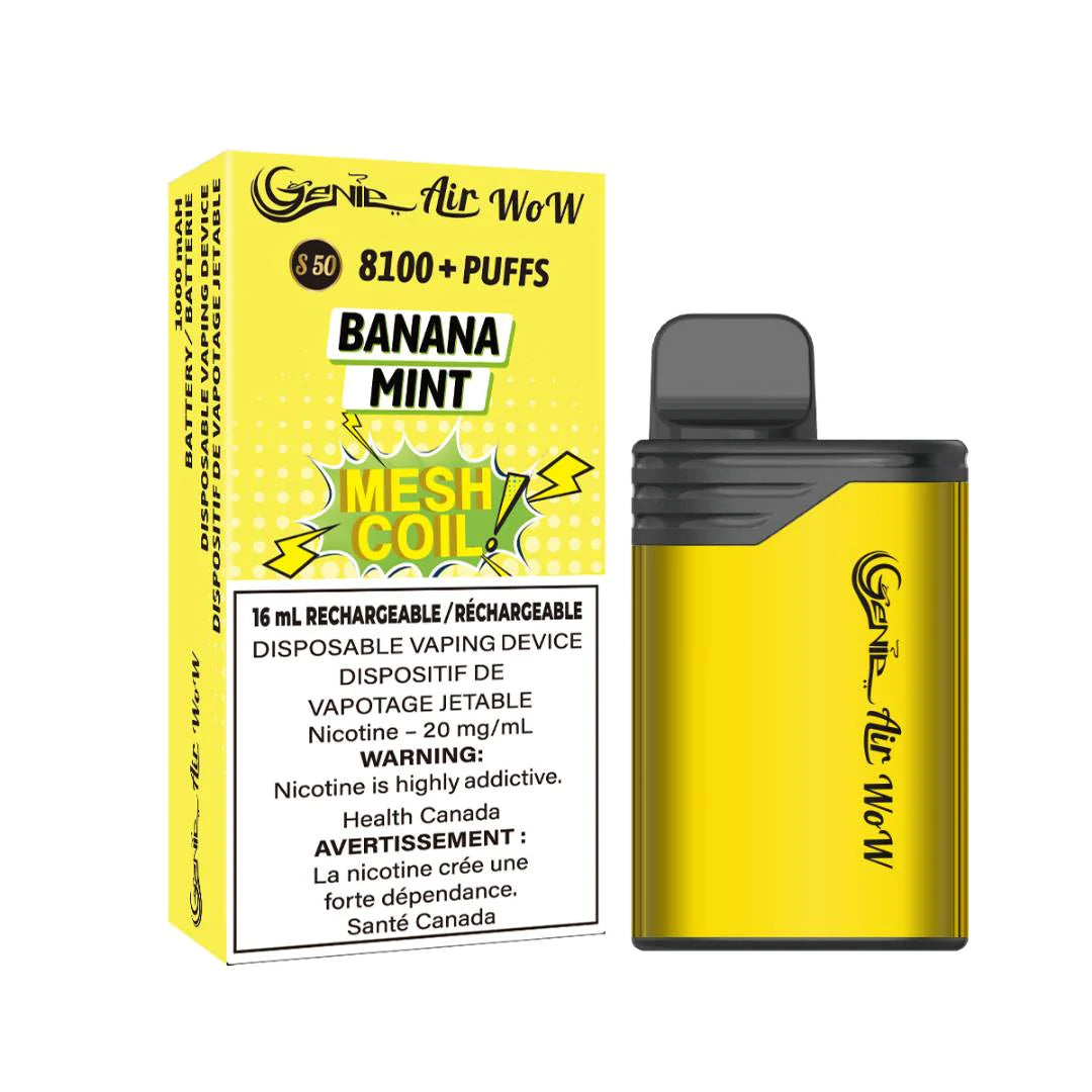 Genie Air Wow 8100 Disposable BANANA MINT