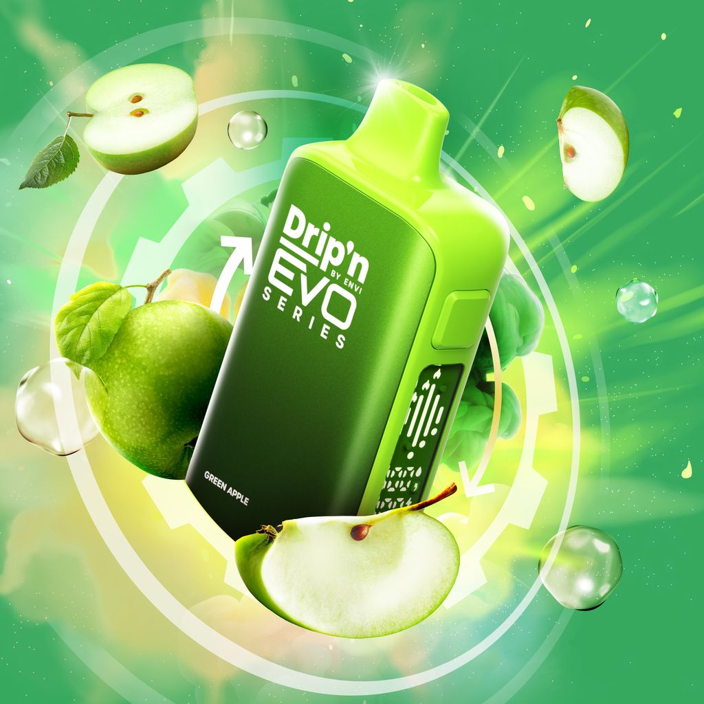 Drip’n By Envi Disposable EVO63K Green Apple ONT