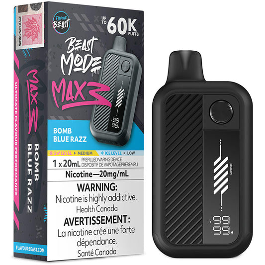 Flavour Beast Disposable Mode Max 3 60K Bomb Blue Razz ONT