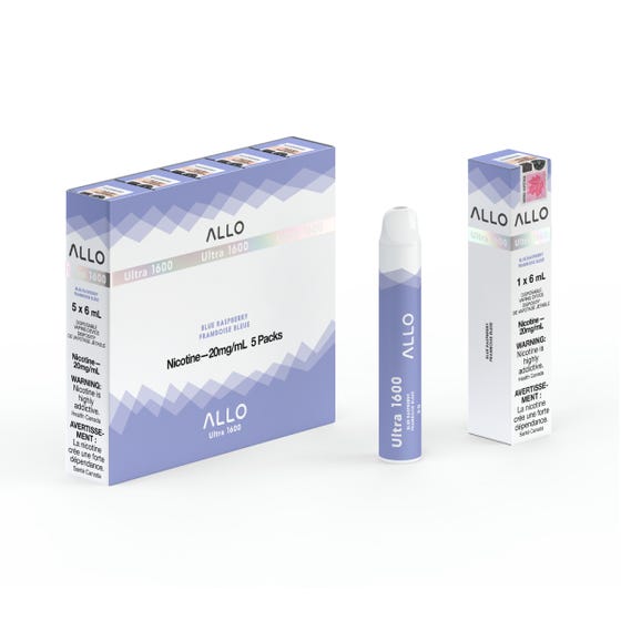 Allo Ultra Disposable 1600 Blue Raspberry ONT