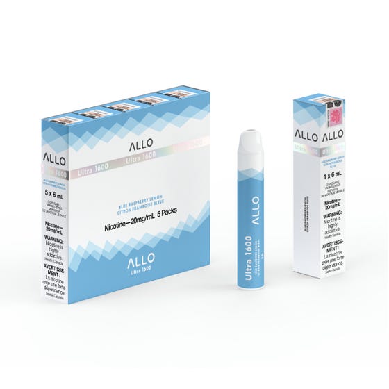 Allo Ultra Disposable 1600 Blue Raspberry Lemon ONT