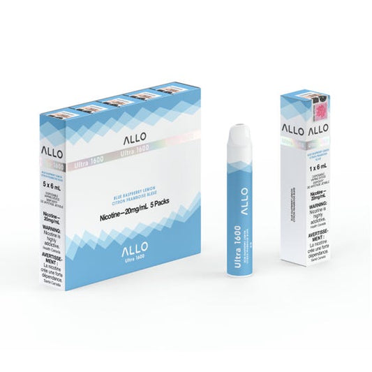 Allo Ultra Disposable 1600 Blue Raspberry Lemon ONT