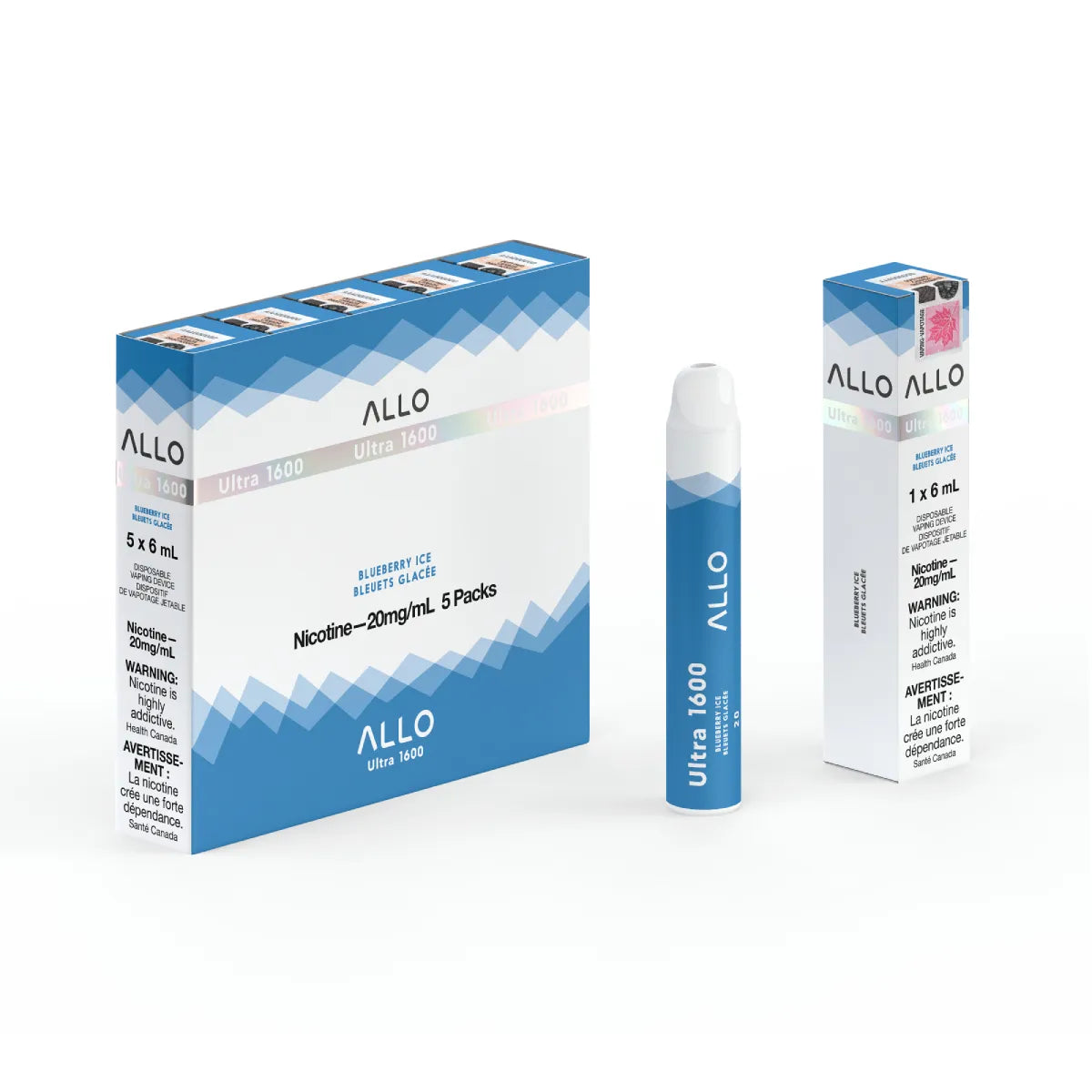 Allo Ultra Disposable 1600 Blueberry Ice