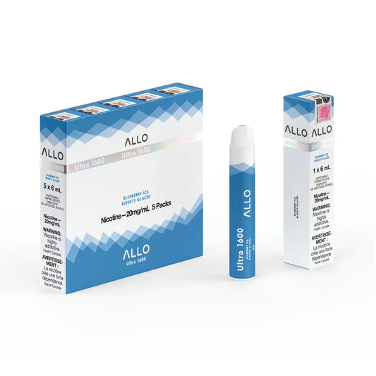 Allo Ultra Disposable 1600 Blueberry Ice ONT