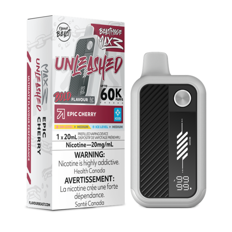 Flavour Beast Disposable Mode Max 3 60K Unleashed Epic Cherry ONT