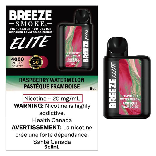 Breeze Elite 4000 Disposable Raspberry Watermelon