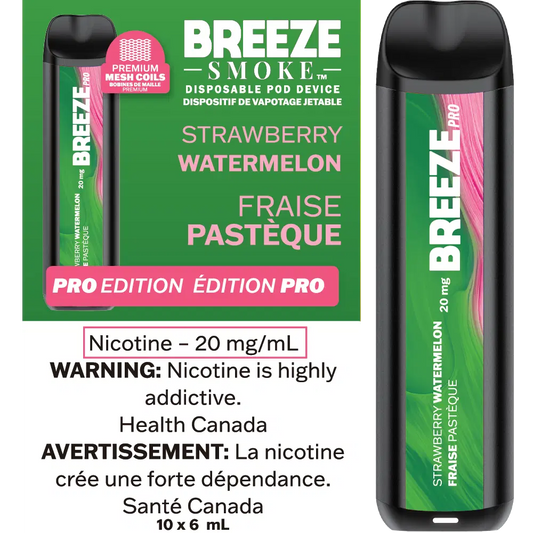 Breeze Smoke S50 Disposable Strawberry Watermelon 6ml