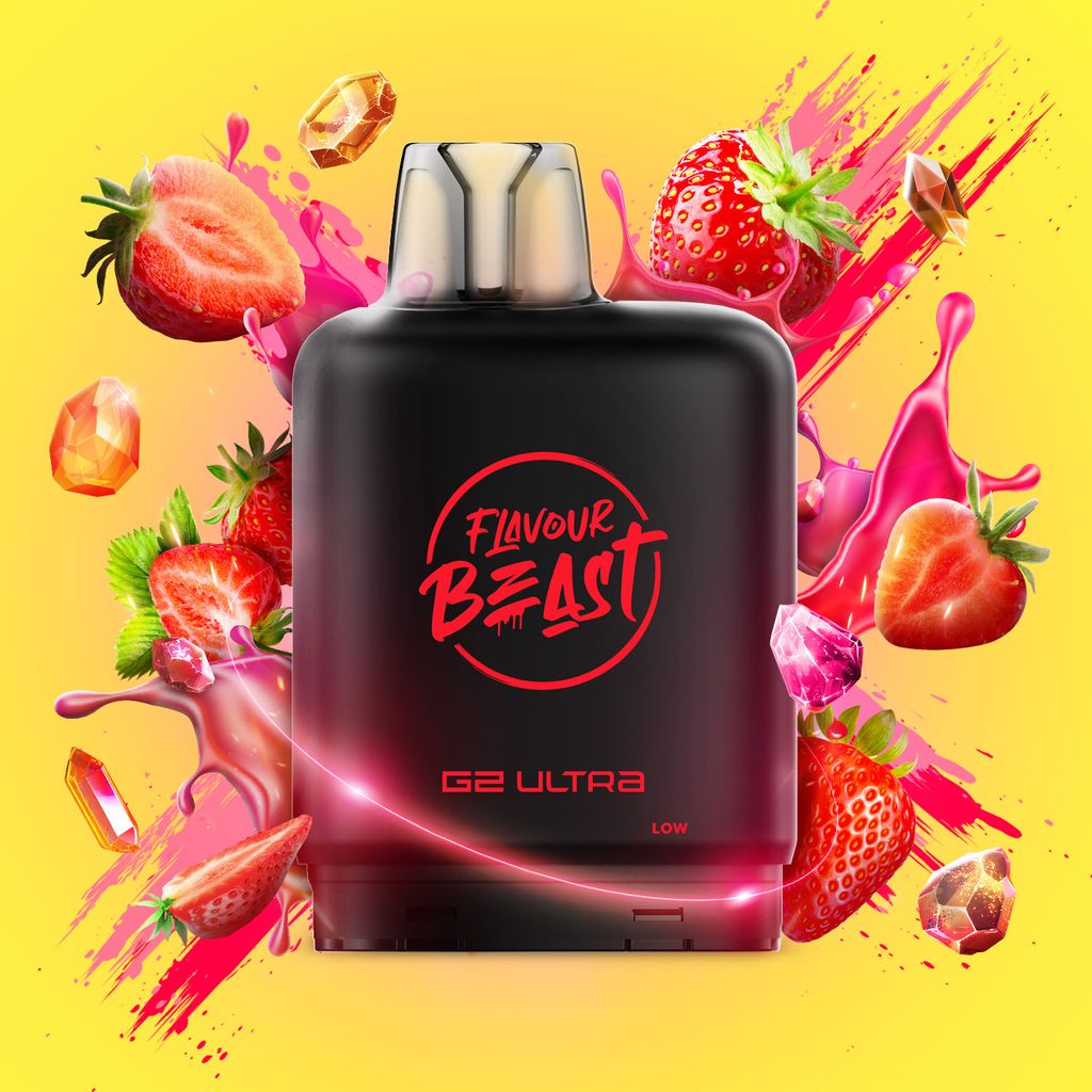 Flavour Beast G2 Ultra Level X POD Gushin Strawberry ONT