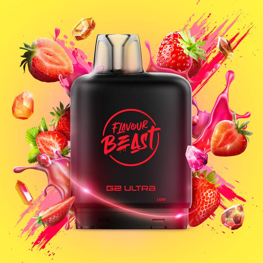 Flavour Beast G2 Ultra Level X POD Gushin Strawberry ONT