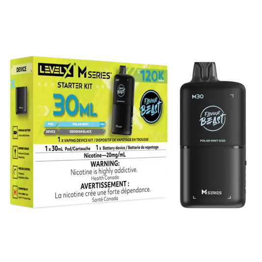 Level X Flavour Beast M Series Starter Kit Polar Mint Iced