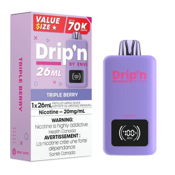 Drip’n By Envi Disposable 70K Triple Berry ONT
