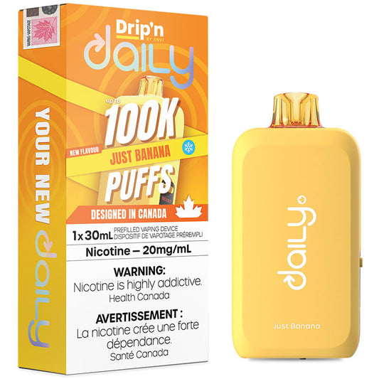 Drip’n By Envi Disposable Daily 100K Just Banana Iced