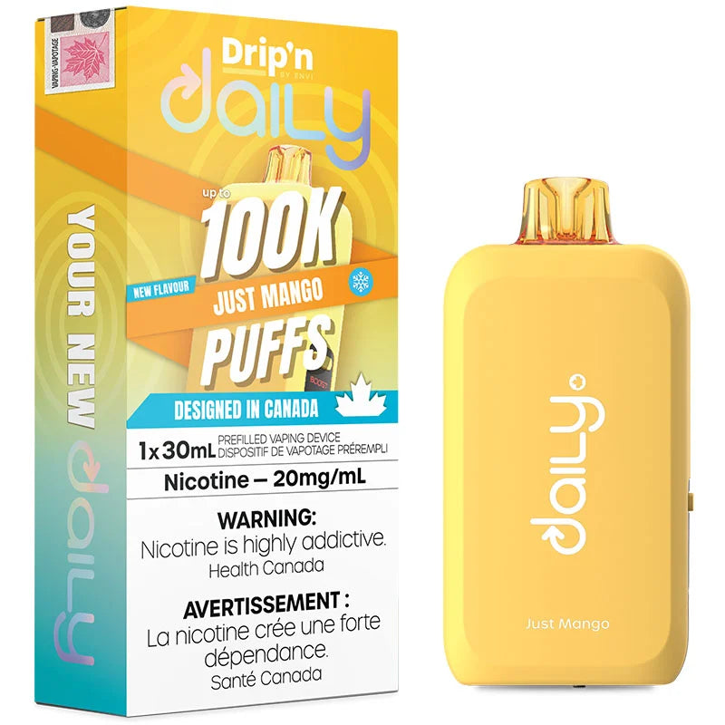 Drip’n By Envi Disposable Daily 100K Just Mango Iced