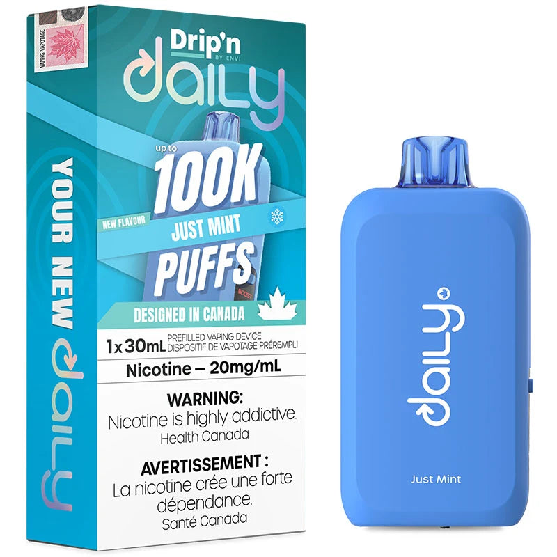 Drip’n By Envi Disposable Daily 100K Just Mint Iced