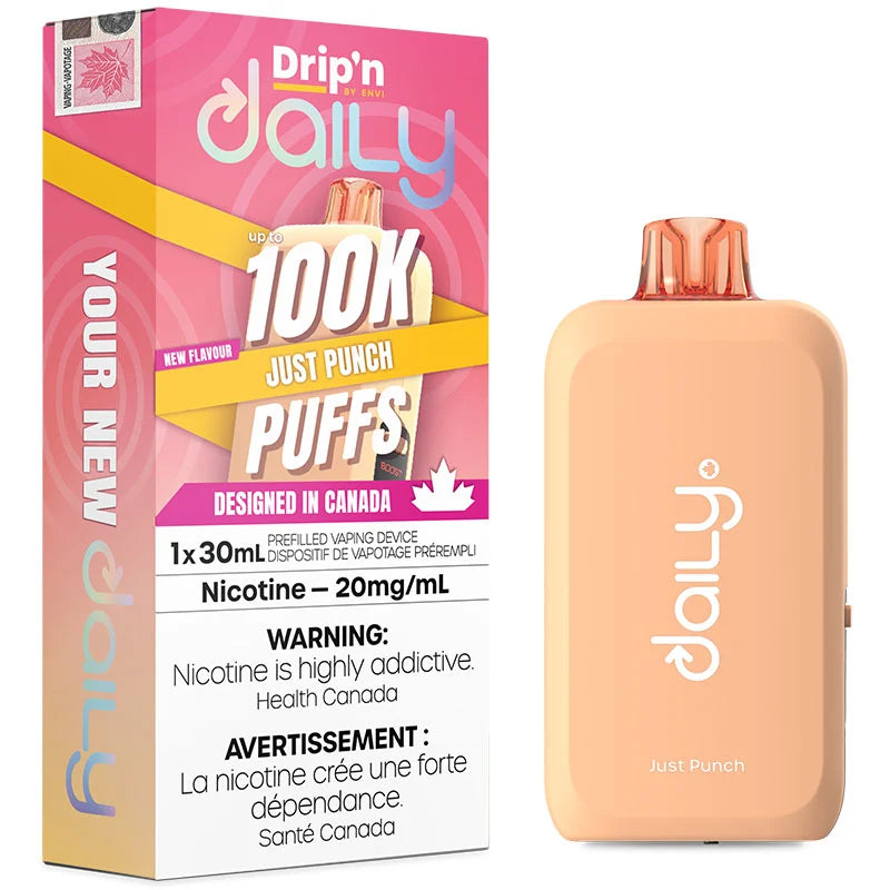 Drip’n By Envi Disposable Daily 100K Just Punch