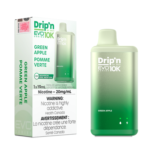 Drip’n By Envi Disposable EVO10K Green Apple