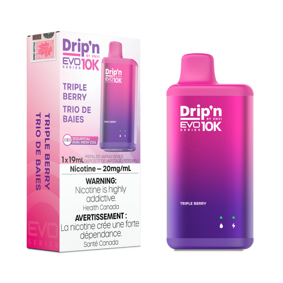 Drip’n By Envi Disposable EVO10K Triple Berry